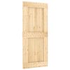 vidaXL Puerta corredera con herrajes madera maciza de pino 90x210 cm