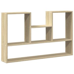 vidaXL Estanter&iacute;a de pared madera ingenier&iacute;a roble Sonoma 99x15x60 cm