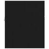 vidaXL Armario para lavabo madera contrachapada negro 80x38,5x46 cm