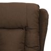 vidaXL Sillón elevable tela marrón