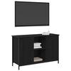 vidaXL Conjunto de mueble de TV Roble Negro 101 x 35 x 65 cm