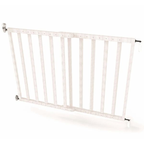 Noma Puerta de seguridad extensible 63,5-106 cm madera blanca 94153