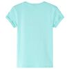 Camiseta infantil menta claro 104