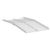 vidaXL Rampa para silla de ruedas 270 kg Plateado 270 kg Aluminio