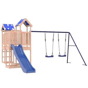 vidaXL Parque infantil de exterior madera maciza Douglas3156935