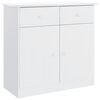 vidaXL Aparador ALTA madera maciza de pino blanco 77x35x73 cm