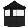 vidaXL Carpa de Fiesta Negro 200 x 200 x 306 cm Tela Oxford