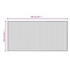 vidaXL Alfombra rectangular bamb&uacute; marr&oacute;n 100x200 cm