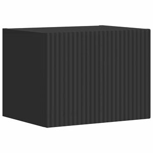 vidaXL Mueble de TV Montado en la Pared Negro 60 x 31 x 29.5 cm
