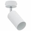 vidaXL Foco de techo con focos Blanco 6 x 6 x 16 cm Metal