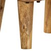 vidaXL Mesita de noche de madera maciza de mango 40x30x59,5 cm