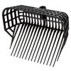 Kerbl Cabeza de horquilla para esti&eacute;rcol Maxi color negro 326056
