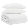 vidaXL Juego de Edred&oacute;n con almohada 3 uds. Pluma de pato