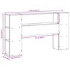 vidaXL Cabecero de cama almacenaje madera maciza pino marr&oacute;n 160 cm