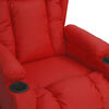 vidaXL Sill&oacute;n elevable cuero sint&eacute;tico rojo tinto