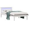 vidaXL Estructura de cama 90 x 200 cm Madera de pino macizo
