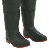vidaXL Vadeador con botas verde talla 43