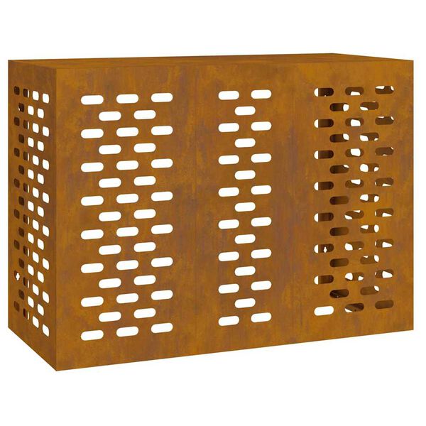vidaXL Funda para Aire Acondicionado Oxidado 110 x 50 x 80 cm