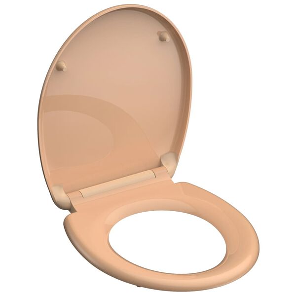 SCH&Uuml;TTE Asiento de WC cierre suave liberaci&oacute;n r&aacute;pida BEIGE duroplast