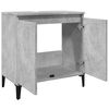 vidaXL Armario de lavabo madera contrachapada gris hormig&oacute;n 58x33x60cm