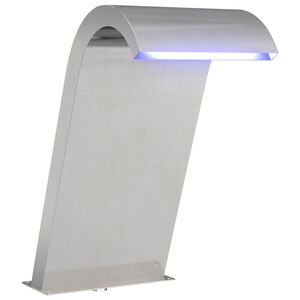 vidaXL Fuente de Piscina Plateado 47 x 31 x 60 cm Acero inoxidable