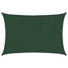 vidaXL Toldo de vela verde oscuro HDPE 160 g/m&sup2; 2,5x4 m