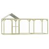 vidaXL Gallinero de madera de pino impregnada 4,5x1,5x2 m