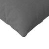 vidaXL Cojines de sofá 2 pcs Gris oscuro 145 x 40 cm tela