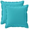 vidaXL Coj&iacute;n con almohada HOUTEN 2 uds. Tuquesa Poli&eacute;ster