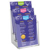 Europel Soporte de folleto 3xA4 acr&iacute;lico transparente
