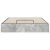 vidaXL Estructura de Cama Ottoman Gris Concreto 120 x 190 cm