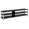 vidaXL Mueble para el televisor de vidrio templado 150x40x40 cm