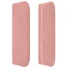 vidaXL Cabecero de terciopelo rosa 93x16x78/88 cm