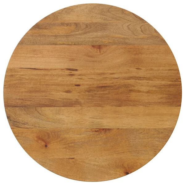 vidaXL Tablero de mesa redondo madera maciza de mango &Oslash; 70x3,8 cm