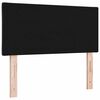 vidaXL Cabecero LED Negro 90 cm Cuero sint&eacute;tico