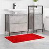 vidaXL Alfombrilla de ba&ntilde;o antideslizante Rojo 60 x 90 cm PP