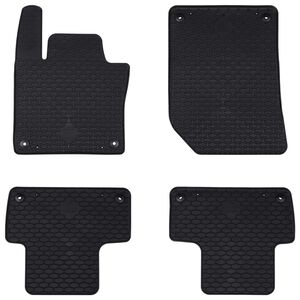 vidaXL Alfombrilla de Coche 4 pcs Negro apto para Volvo XC60 2018-
