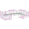 vidaXL Juego de sof&aacute;s de jard&iacute;n 8 pzas madera de pino impregnada