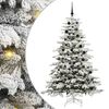 vidaXL &Aacute;rbol de Navidad artificial con ramas articuladas 210 cm