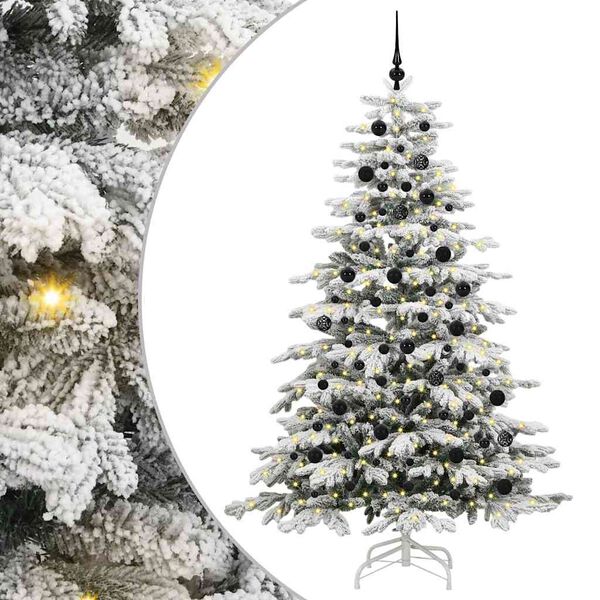 vidaXL &Aacute;rbol de Navidad artificial con ramas articuladas 210 cm