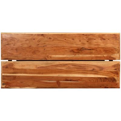 vidaXL Muebles de bar 5 piezas madera maciza sheesham cuero auténtico