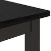 vidaXL Mesa Roble Negro 100 x 50 x 76,5 cm