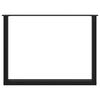 vidaXL Patas para mesa de comedor en forma de U (2 unidades), color negro, 100 x (72-73) cm, acero