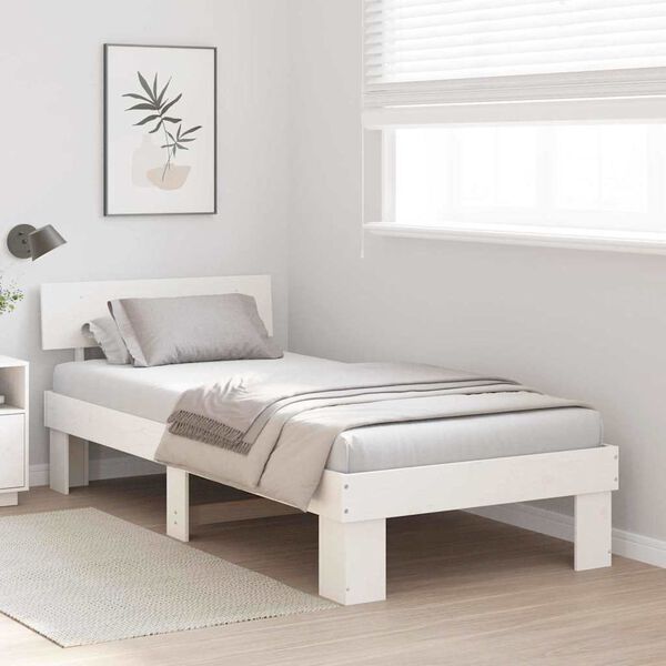 vidaXL Estructura de cama 80 x 200 cm Madera de pino macizo
