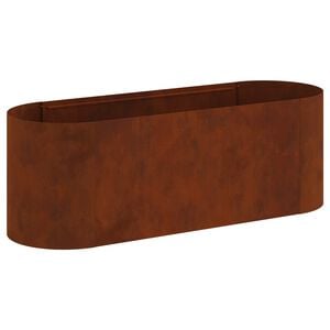 vidaXL Cama de Jard&iacute;n Elevada Acero oxidado 120 x 40 x 40 cm