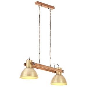 vidaXL L&aacute;mpara colgante industrial 25 W lat&oacute;n 109 cm E27
