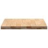 vidaXL Encimera de cocina rectangular madera maciza roble