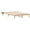 vidaXL Estructura de Cama con Mesitas Natural 160 x 220 cm