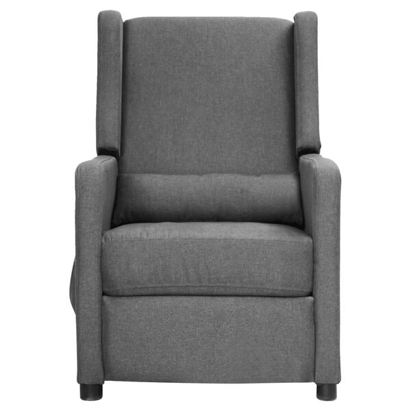 vidaXL Sill&oacute;n de masaje tela gris claro