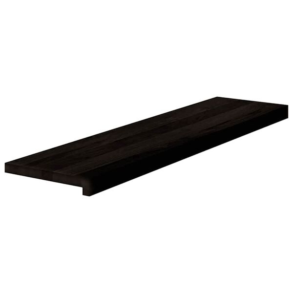 vidaXL Pelda&ntilde;os de escalera 16 uds madera maciza roble marr&oacute;n oscuro
